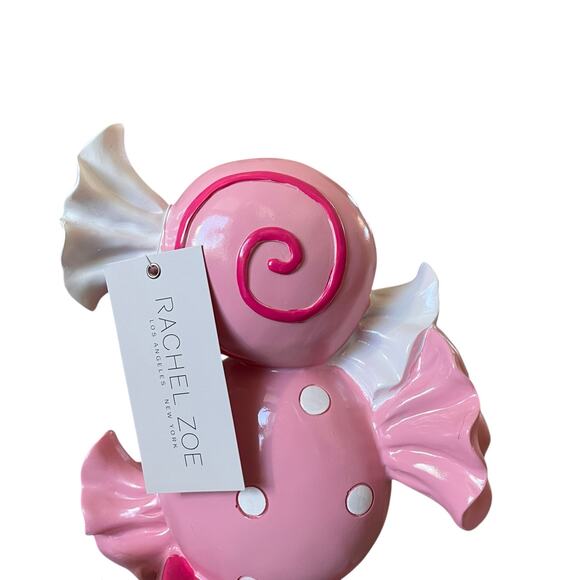 Rachel Zoe Large Pastel Candy Shaped Statue 23in Valentines Day Decor New - Picture 4 of 16